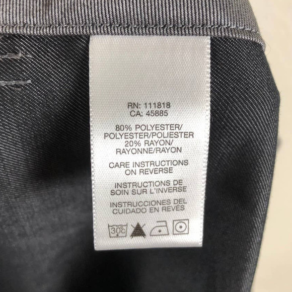 Michael Michael Kors Pants Gray Neutral Low Rise Versatile Trouser Size 6 Petite - Picture 8 of 16